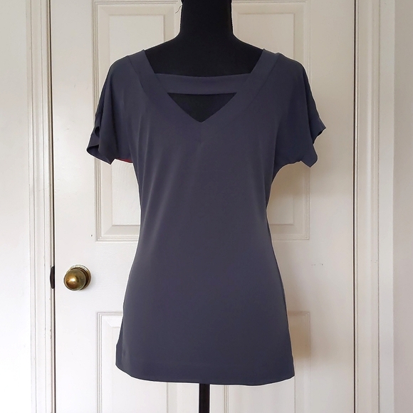 NWT. The Limited Short Sleeve Top with front painted flowers and back design. - Picture 2 of 4